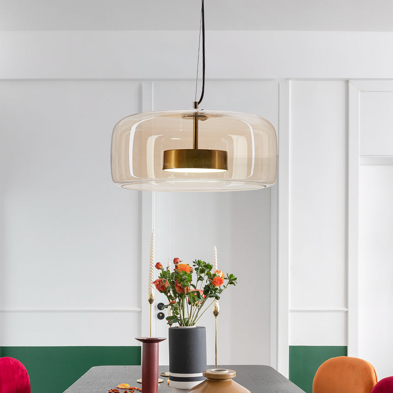 Moderne Transparente Led-Pendelleuchte