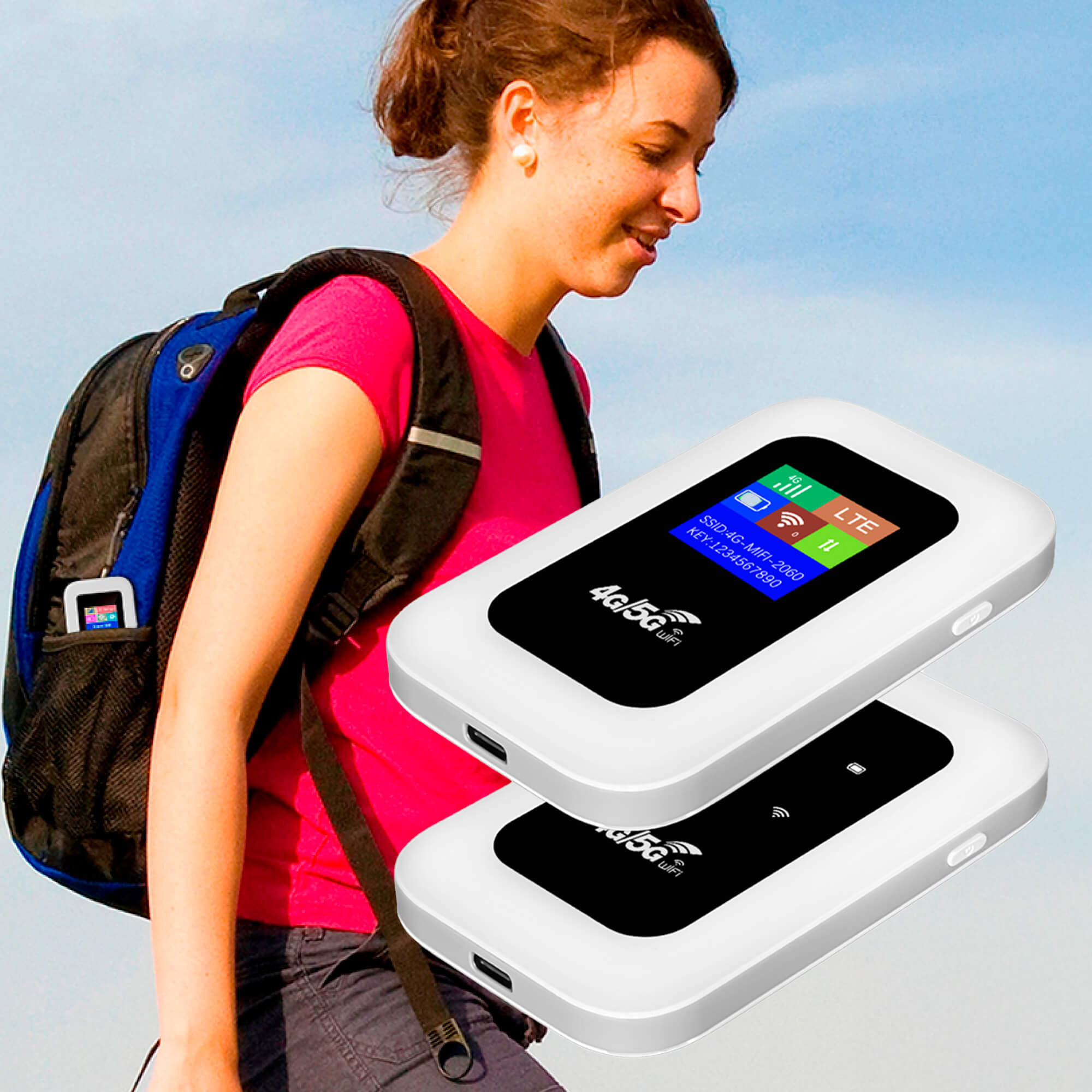 Hohe Geschwindigkeit Tragbarer Wifi-Router