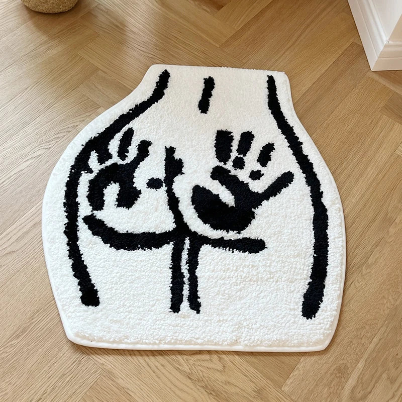 Badteppich Rutschfest Wasser Absorbieren
