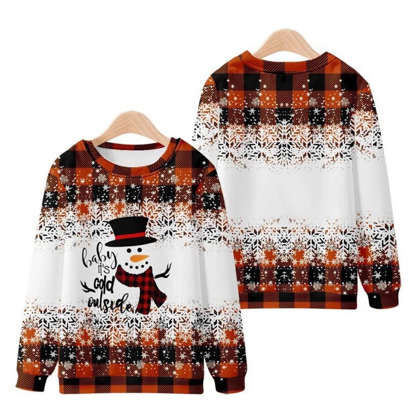 Warme Weihnachtpullover Unisex |  3D Gedruckt