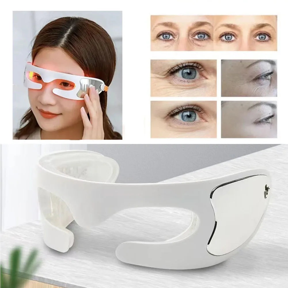 Kabelloses LED-Augenmassagegerät für Entspannung und Hautverjüngung