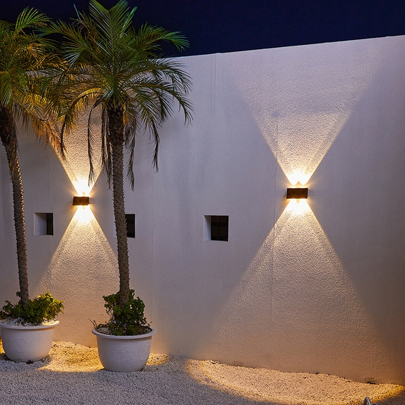 Moderne Elegante Solar-Wandleuchte