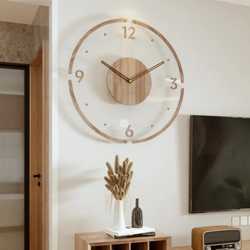 Minimalistische Runde Wanduhr für die Raumdekoration