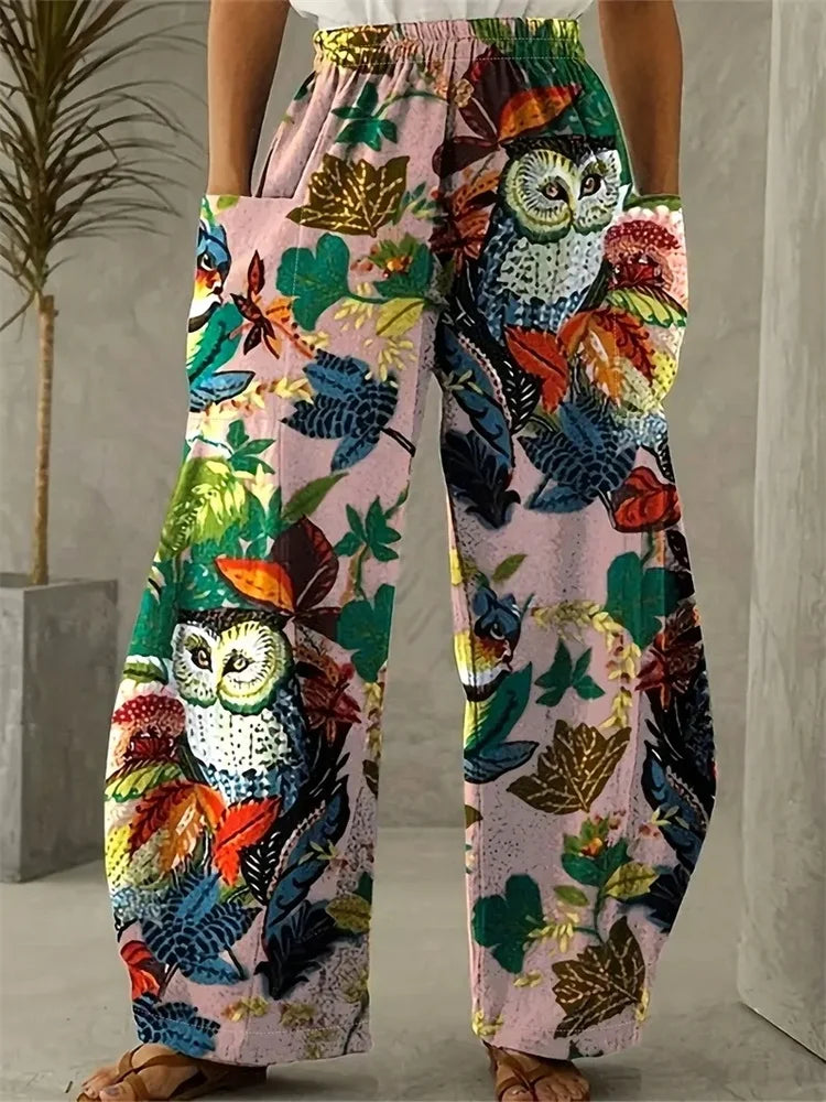 Weites Bein Weihnachtshosen Damen | Mode