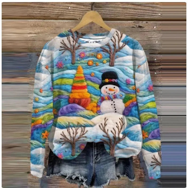 Spaß Weihnachtpullover Damen | Winter