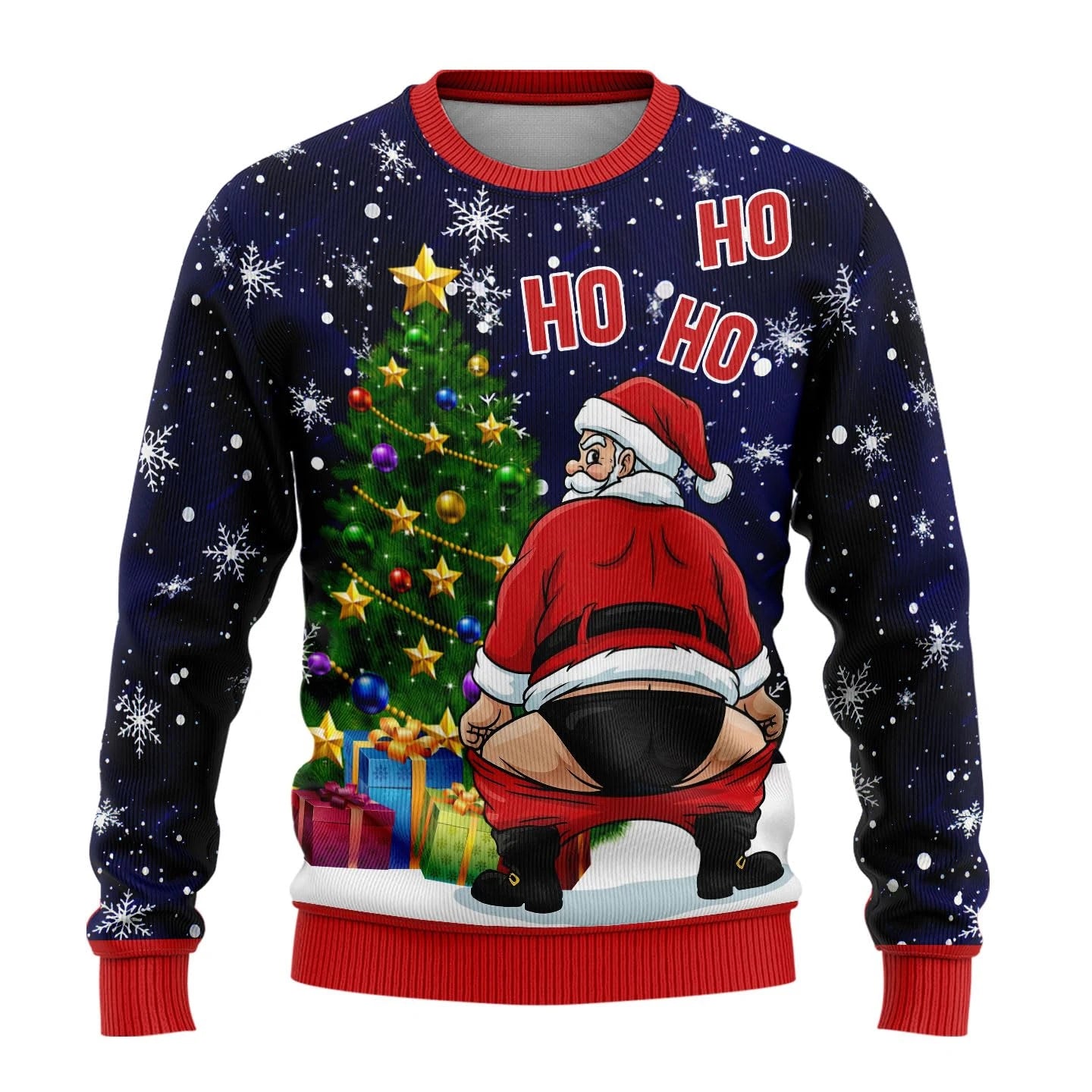 Warme Ugly Xmas Pullover Unisex | Unartiger Weihnachtsmann
