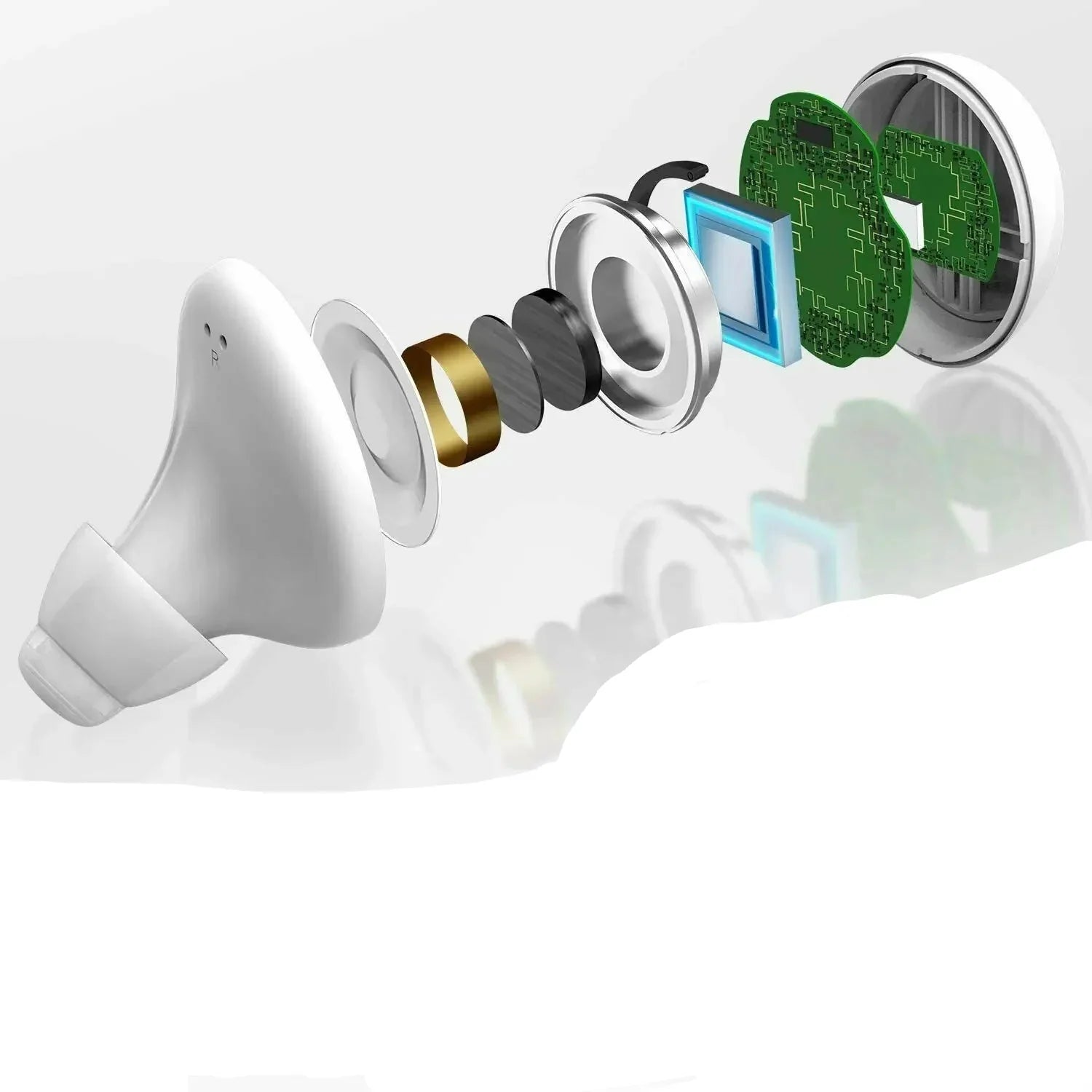 Wiederaufladbare Bluetooth-Hörgeräte