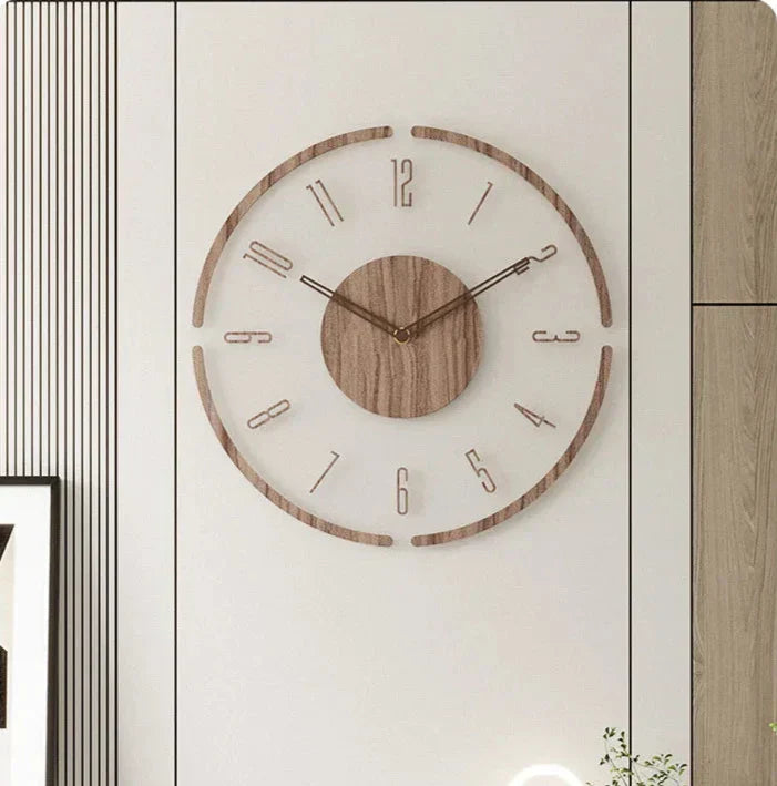 Minimalistische Runde Wanduhr für die Raumdekoration