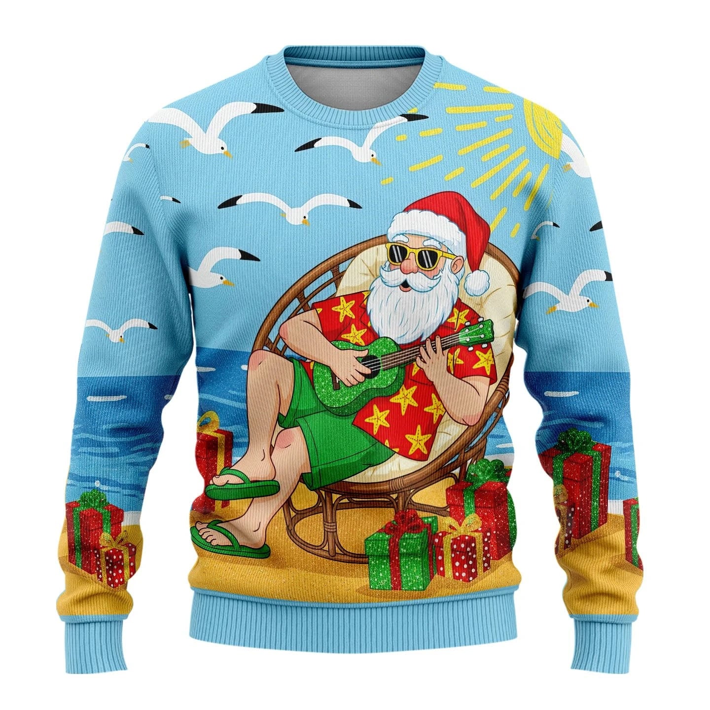 Warme Ugly Xmas Pullover Unisex | Unartiger Weihnachtsmann