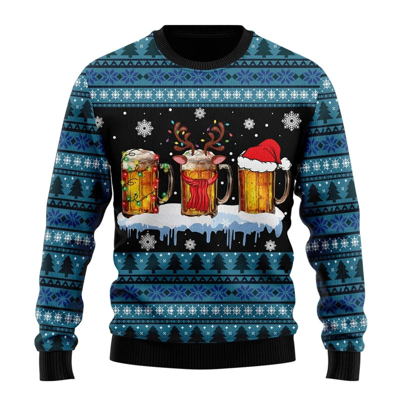 Winter Ugly Xmas Pullover Unisex | Bier Drucken