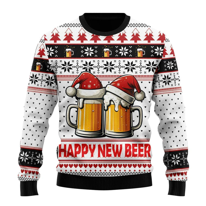 Winter Ugly Xmas Pullover Unisex | Bier Drucken