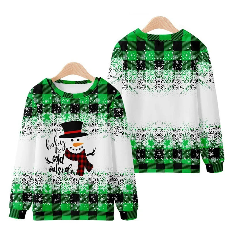 Warme Weihnachtpullover Unisex |  3D Gedruckt