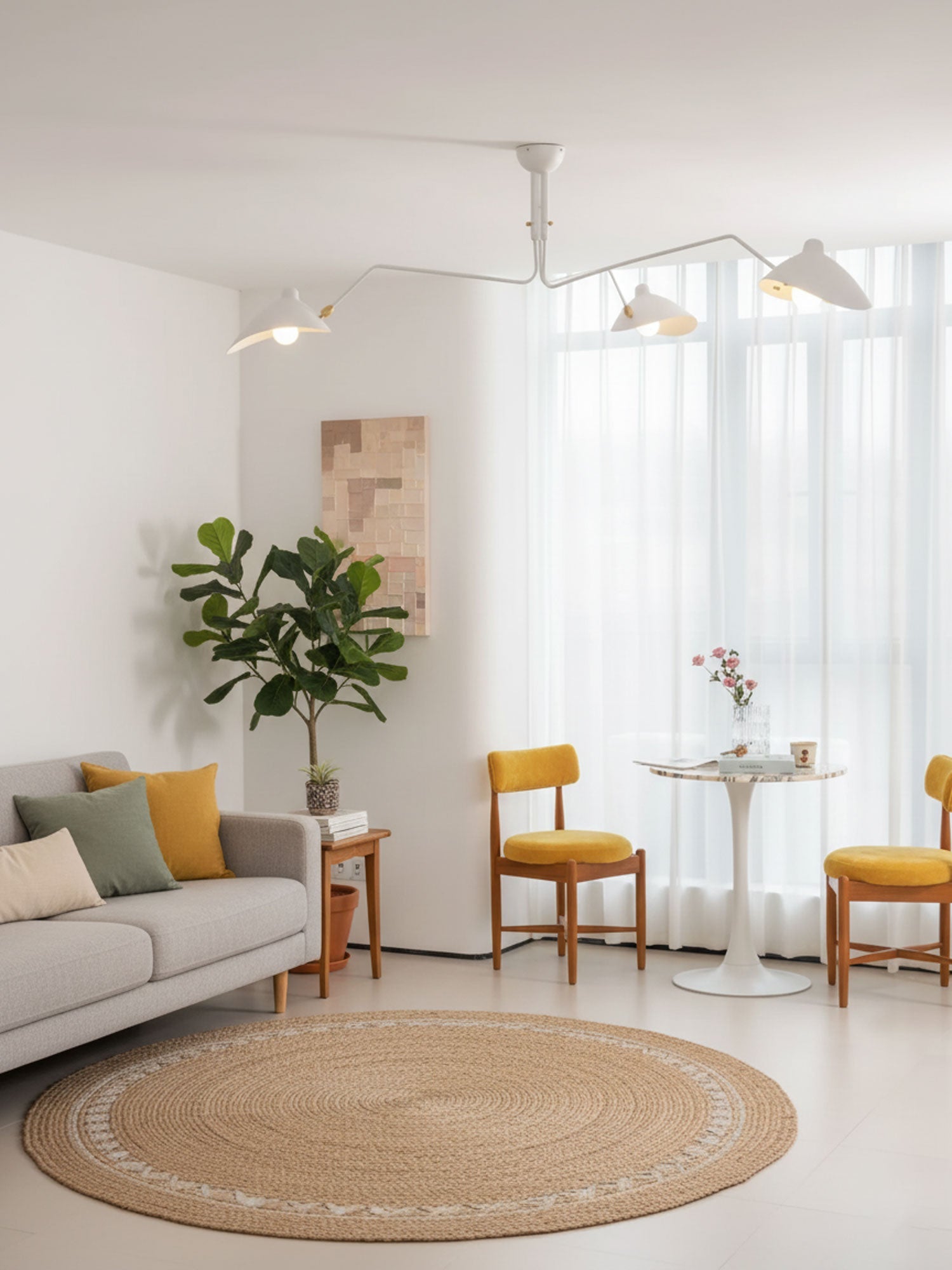 Dreiflammige Retro Deckenleuchte