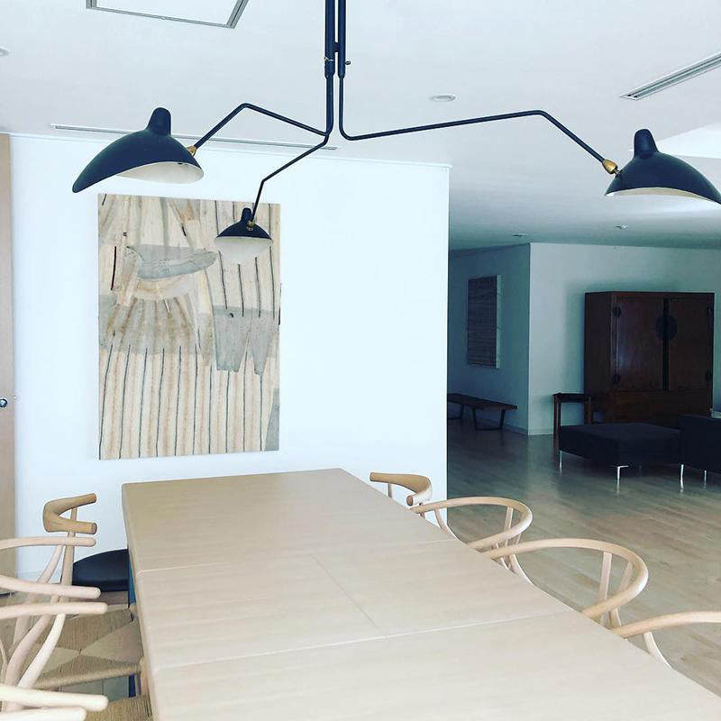 Dreiflammige Retro Deckenleuchte