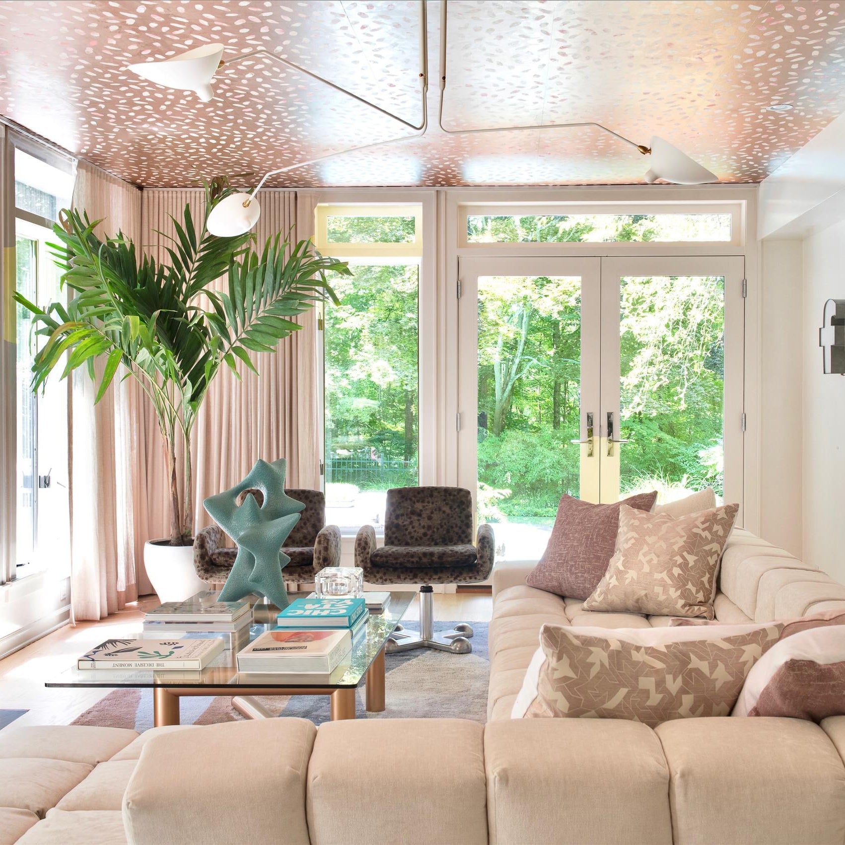 Dreiflammige Retro Deckenleuchte