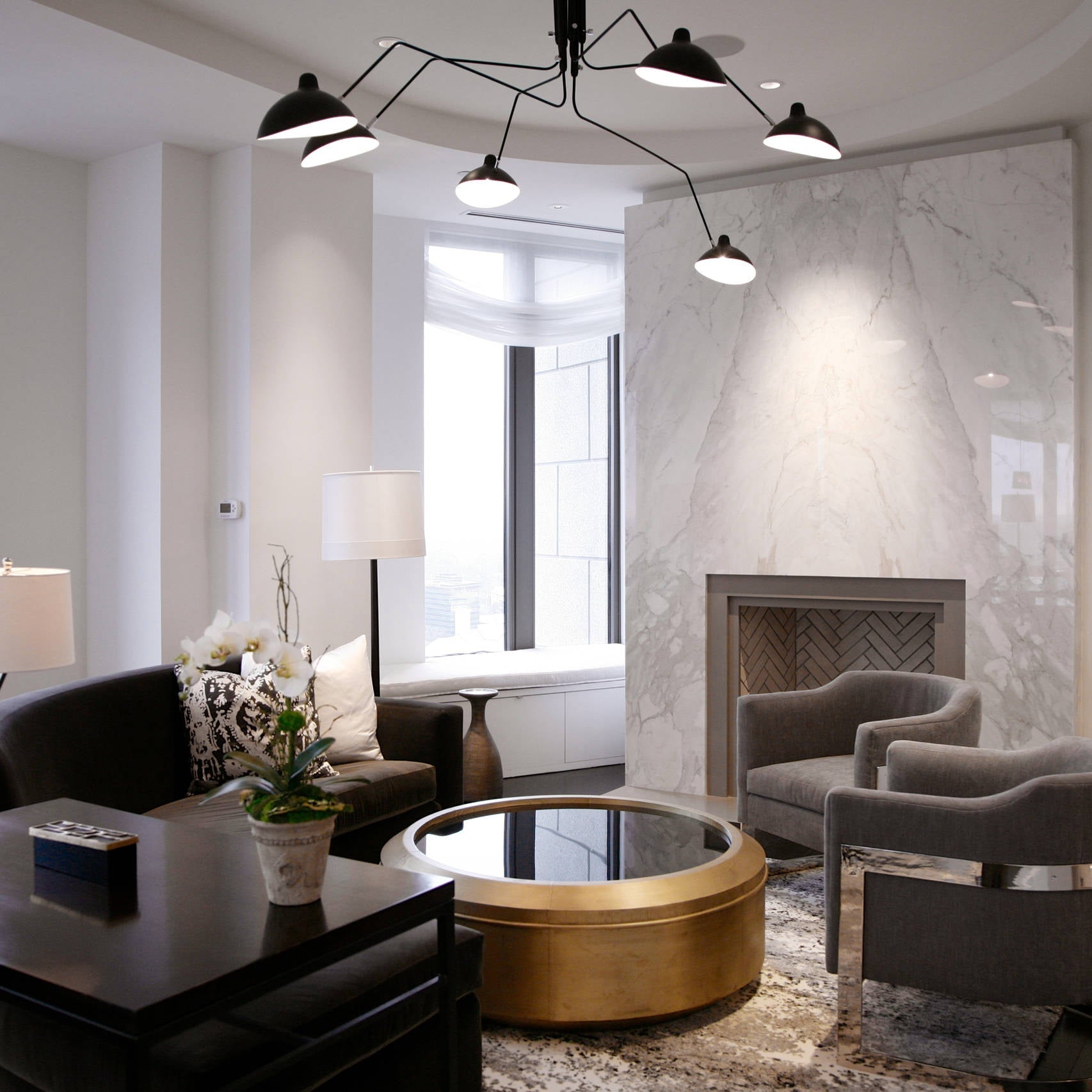 Dreiflammige Retro Deckenleuchte