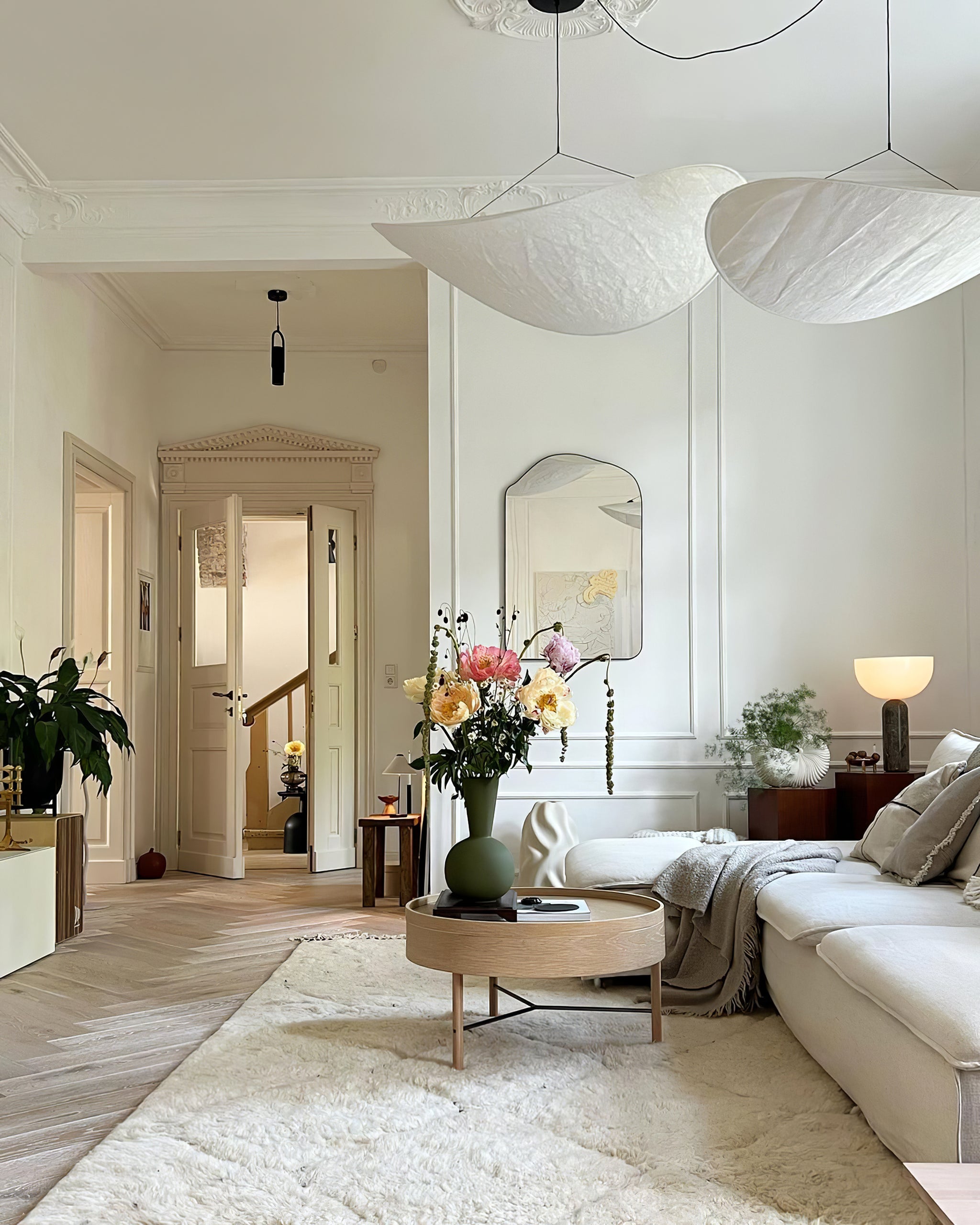 Moderne Nordische Pendelleuchte Im Wolkenform