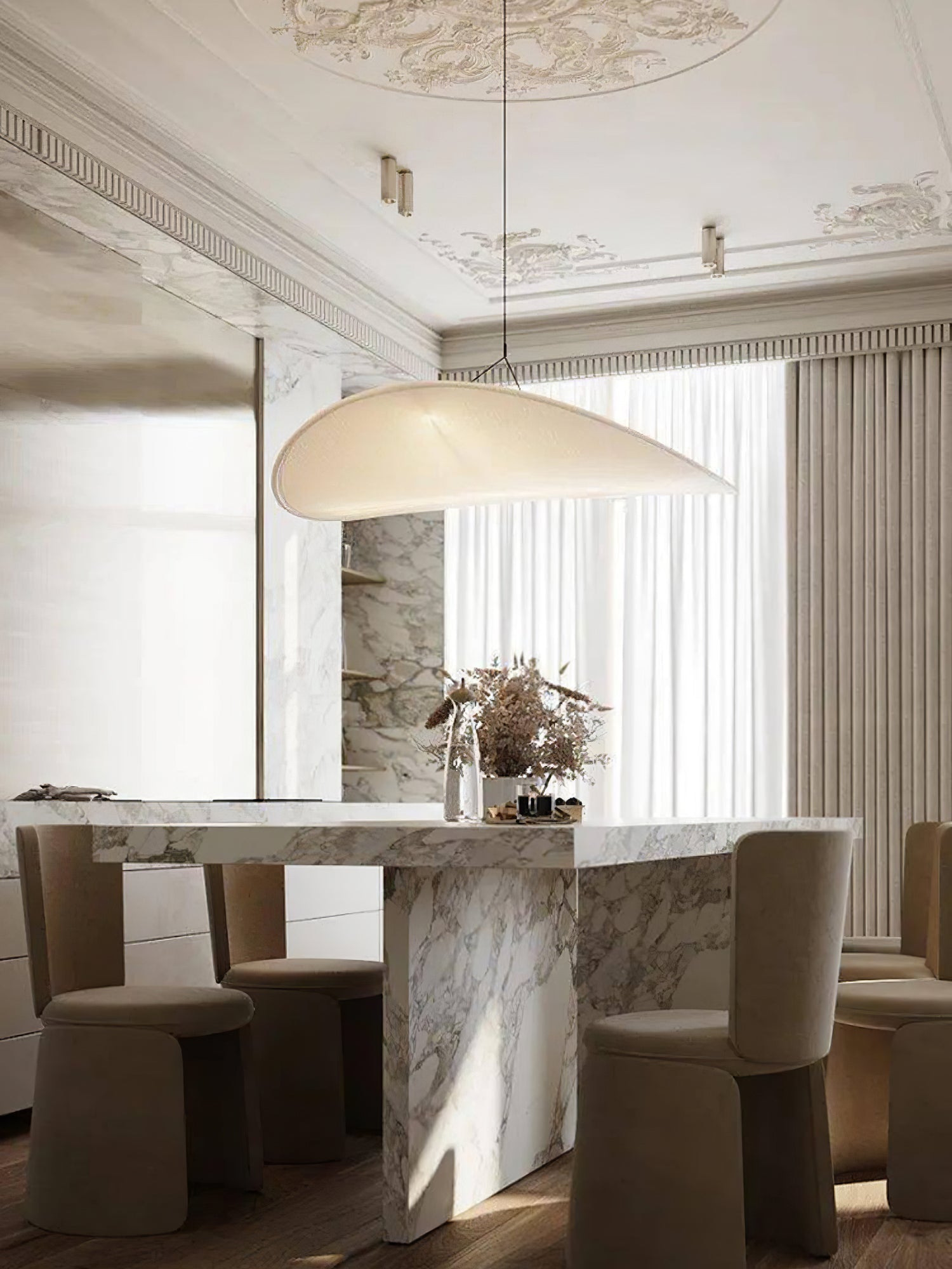 Moderne Nordische Pendelleuchte Im Wolkenform