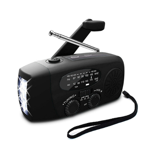 Multifunktionsradio mit LED-Taschenlampe und Telefonladegerät