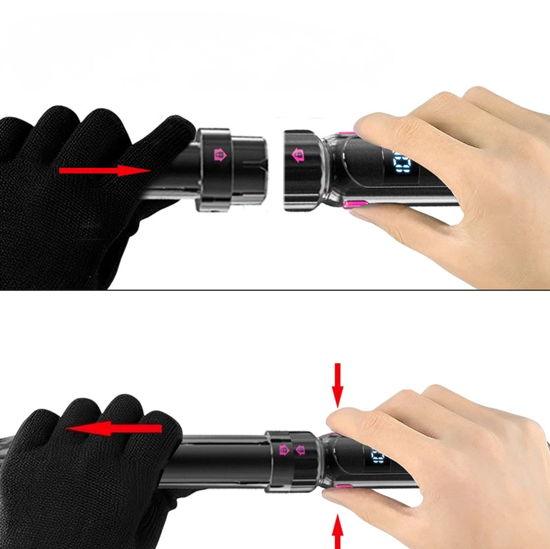 7-in-1 Elektro Lockenstab Set