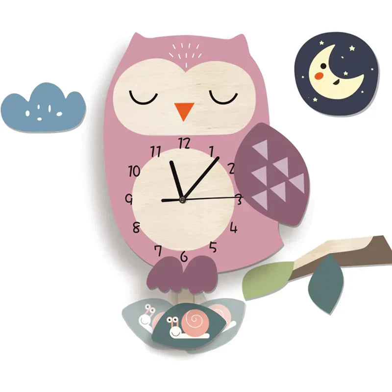Kinder-Pendel-Wanduhr