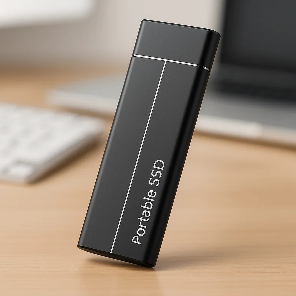 Tragbares Externes SSD-Speichergerät im Schlanken Design