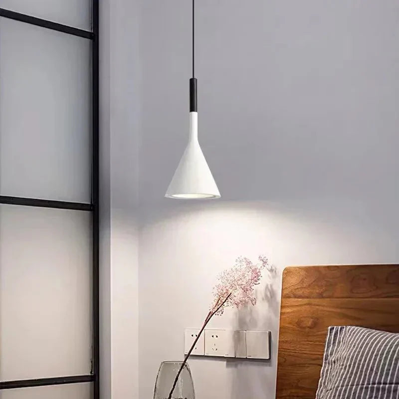 Zeitgenössische Kegel Design Pendelleuchte mit Verstellbarem Kabel