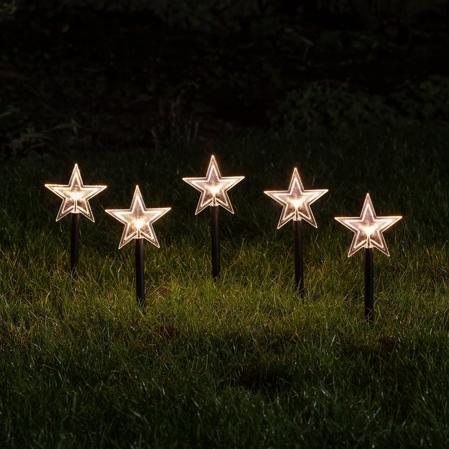 Weihnachtsdekorationen LED-Stern-Wegelichter