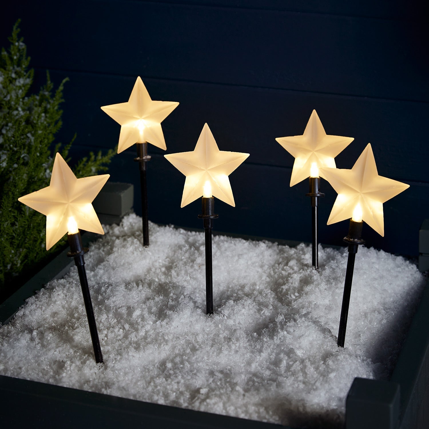 Weihnachts-LED-Sternenlichter für den Außenbereich
