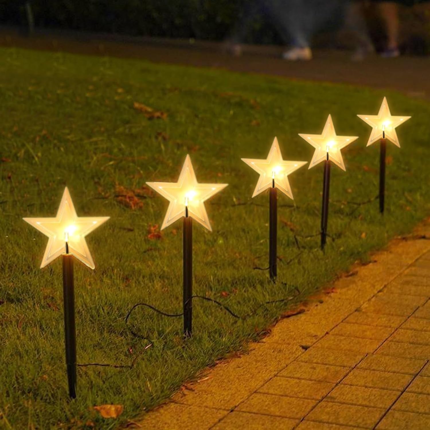 Weihnachts-LED-Sternenlichter für den Außenbereich