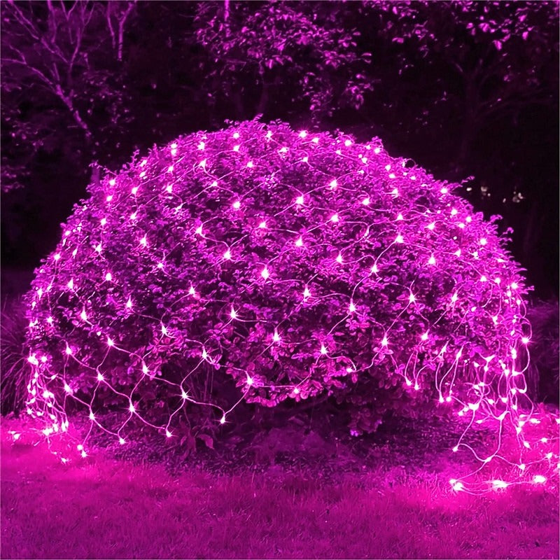 Weihnachts licher LED-Lichtervorhang für den Außenbereich