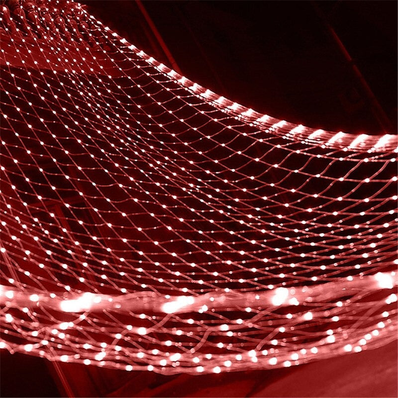 Weihnachts licher LED-Lichtervorhang für den Außenbereich