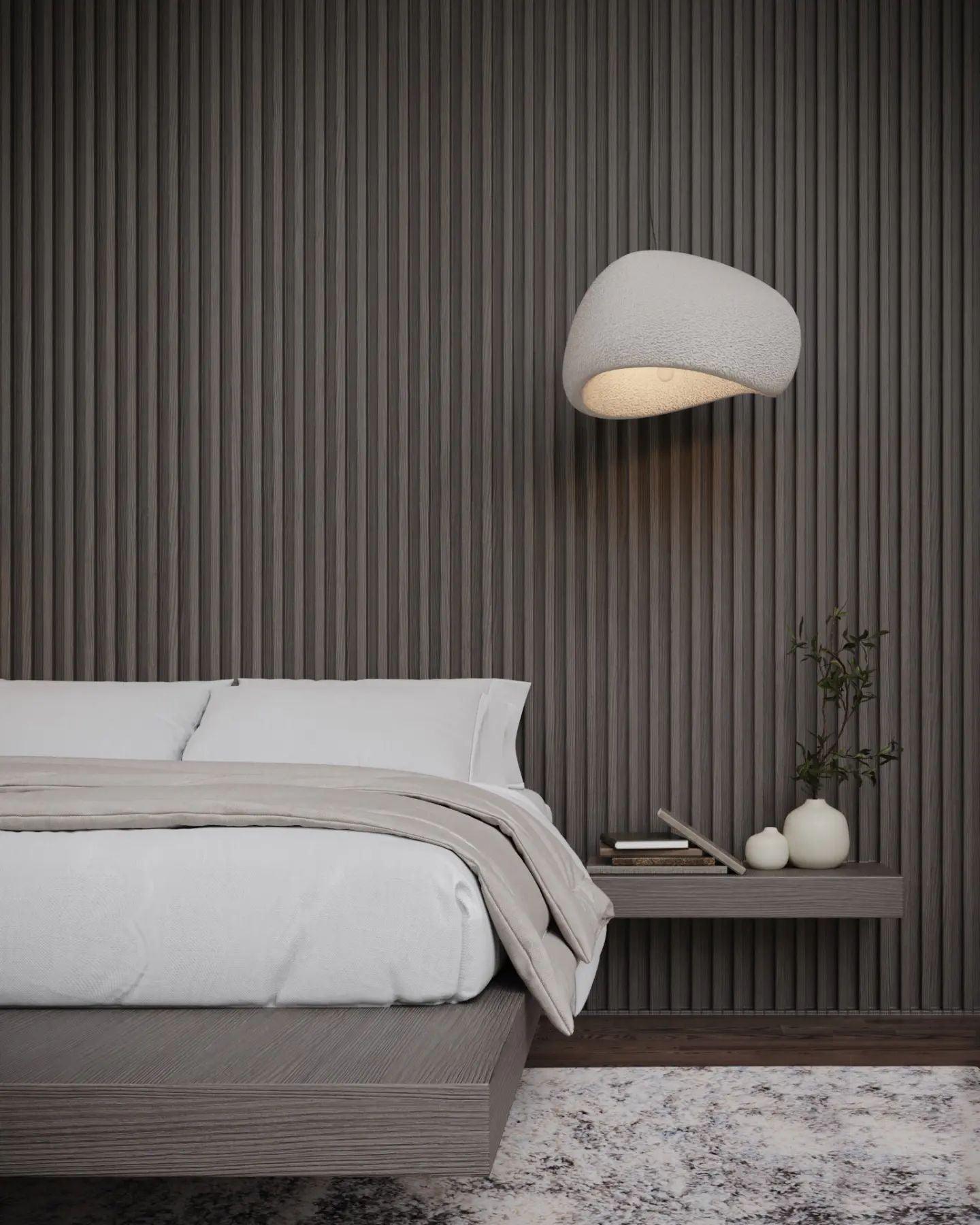 Pendelleuchte im Japanischen Stil Wolkenförmig