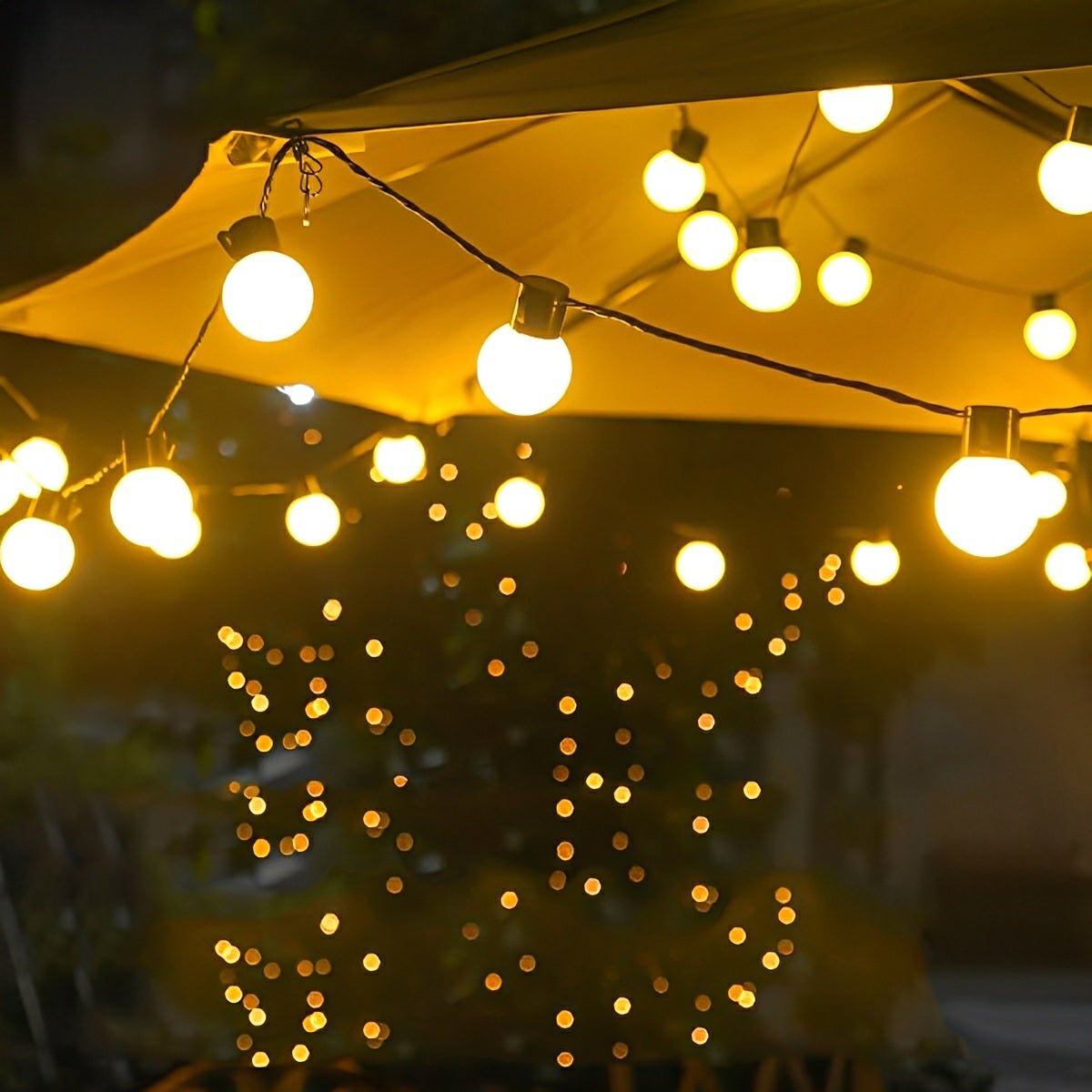 Weihnachts Solar LED-Kugellichterkette für den Außenbereich