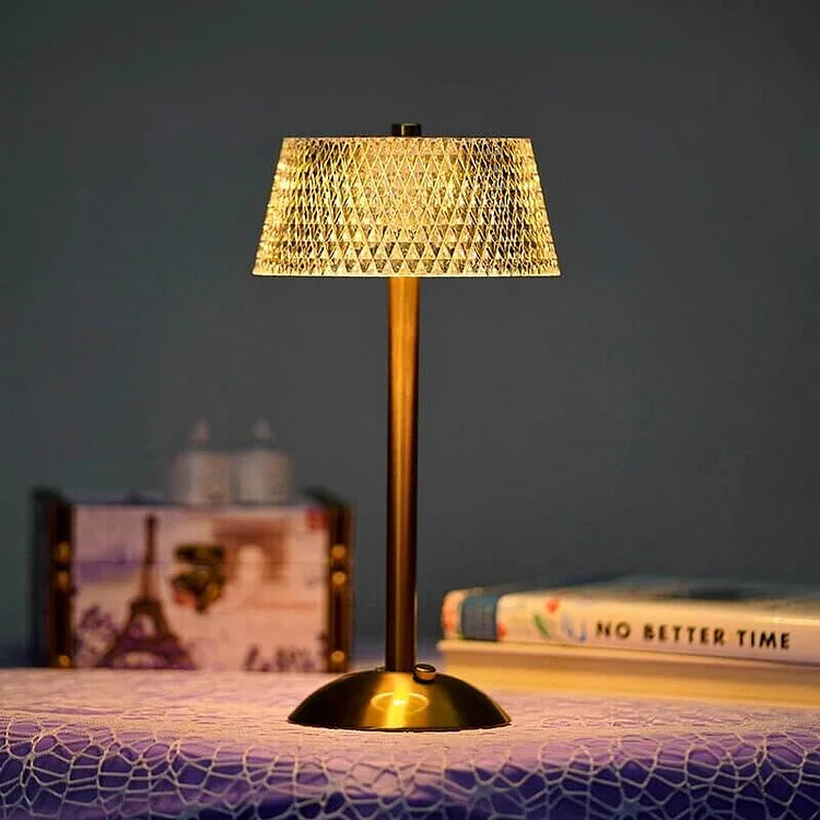 Gold Kabellose Wiederaufladbar Tischlampe