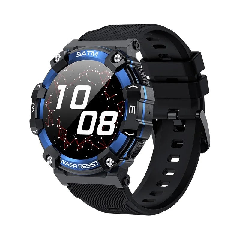 Taktische Smartwatch mit Herzfrequenz- und Blutdruckmessgerät