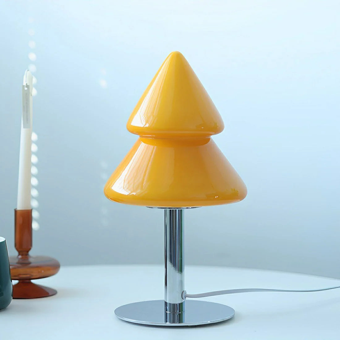Moderne Weihnachts baum-LED-Tischlampe
