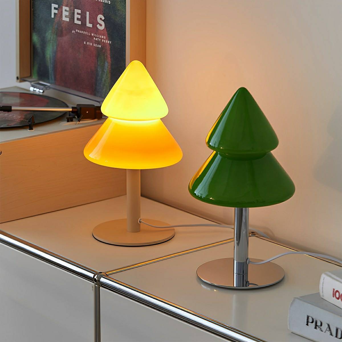 Moderne Weihnachts baum-LED-Tischlampe