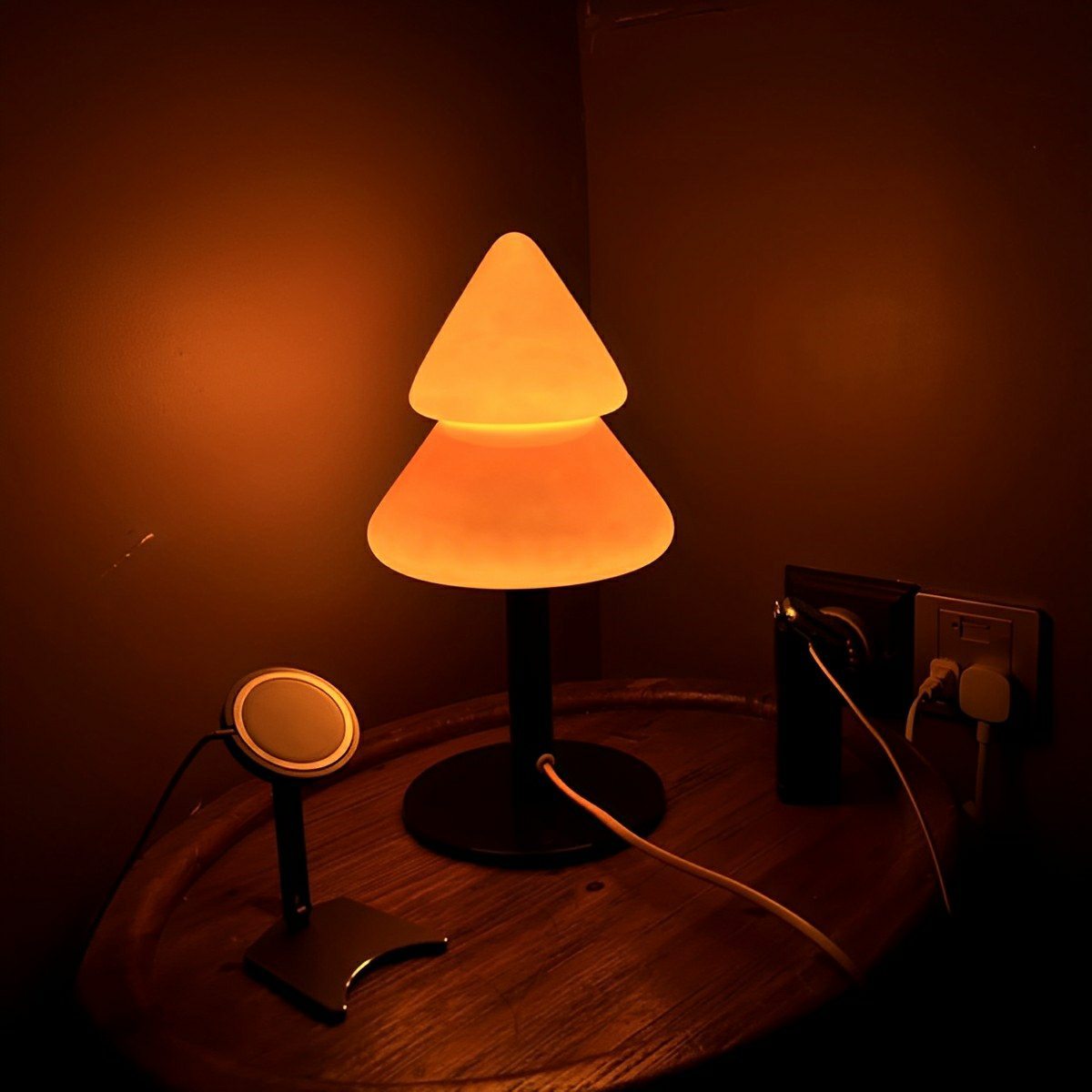 Moderne Weihnachts baum-LED-Tischlampe