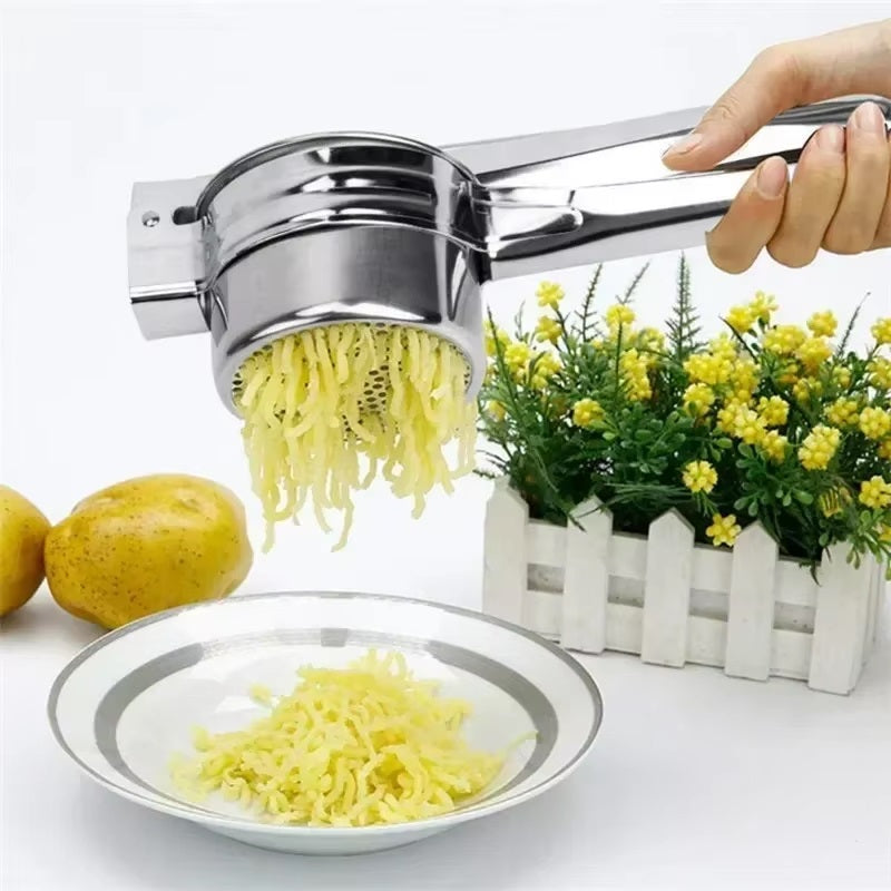 Kartoffelpresse und -Stampfer mit Austauschbaren Scheiben