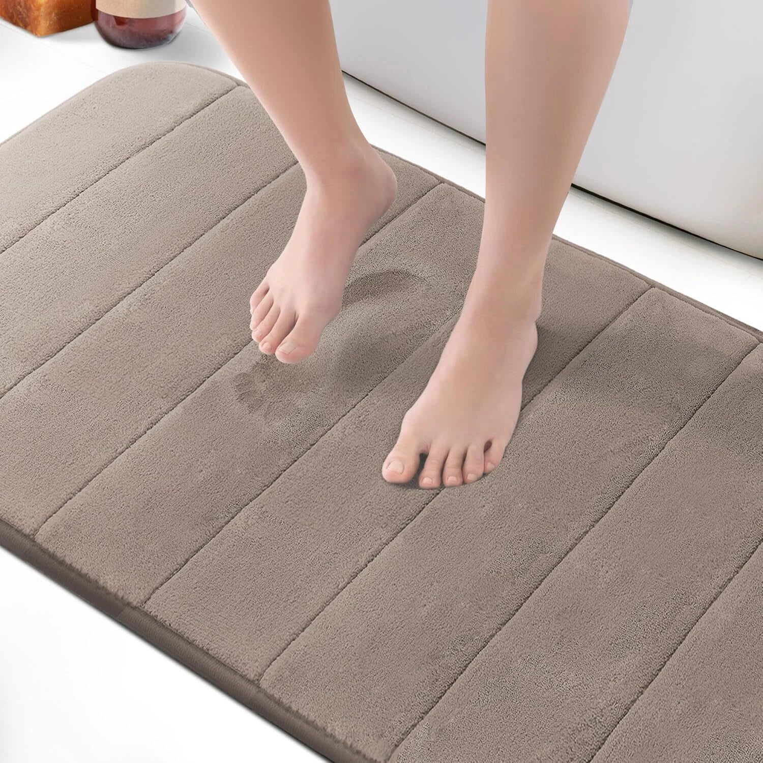 Schnell absorbierende Badematte aus Memory-Schaum
