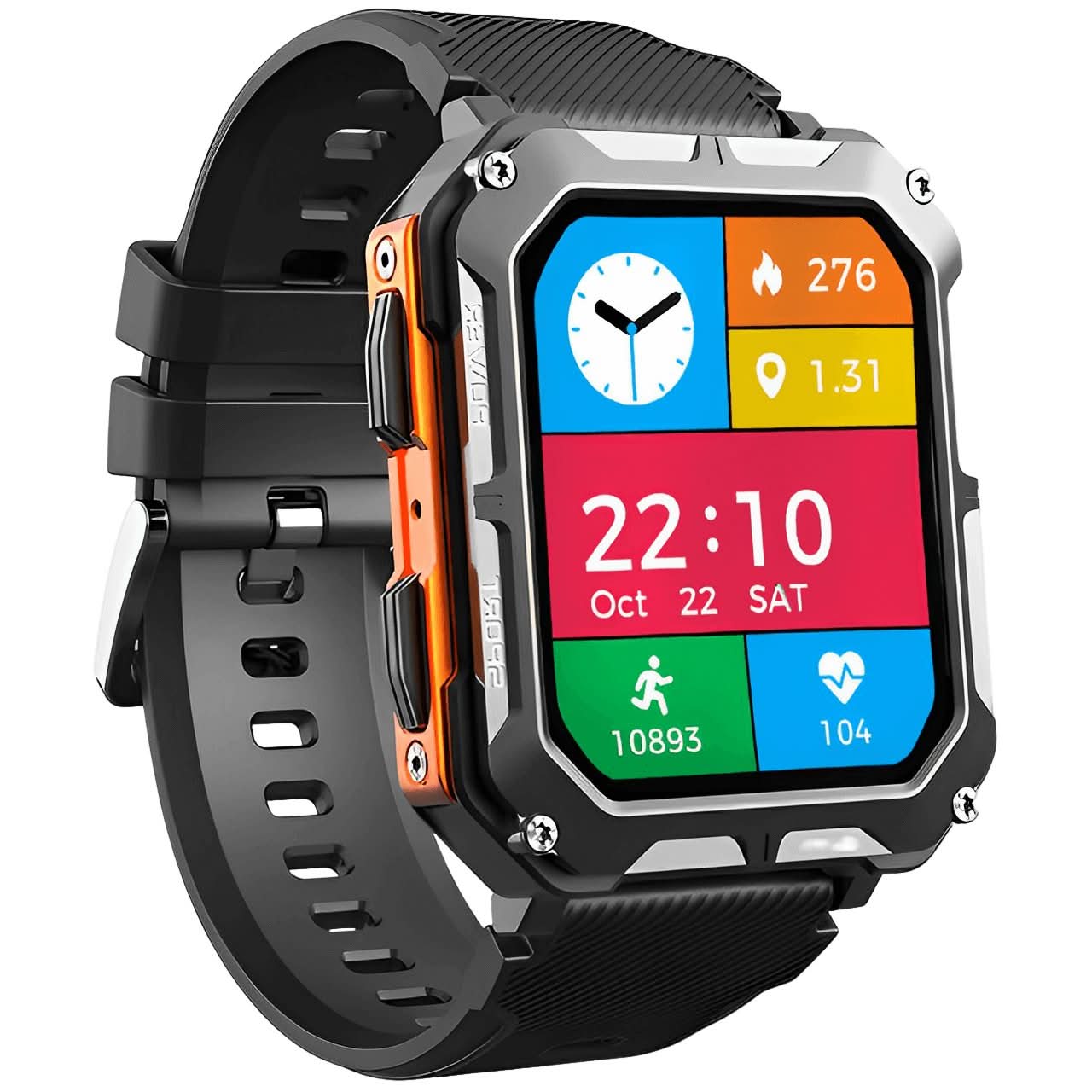 Militär-Smartwatch für Herren