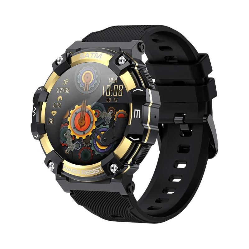 Taktische Smartwatch mit Herzfrequenz- und Blutdruckmessgerät